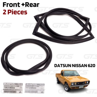 Front Rear Windshield Weatherstrip Rubber Seal For Nissan/Datsun 620 1972 1979 - Image 1 of 4