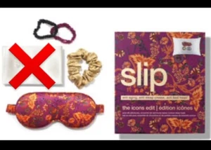 Authentic Slip The Icons Edit Silk Mask & Scrunchies Set Of 4 New No Pillowcase - Picture 1 of 1