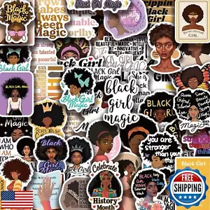 50 Stück Ultimative Black Girl Magie Affirmation Aufkleber, Wasserdicht Afrikanisch A - Bild 1 von 5