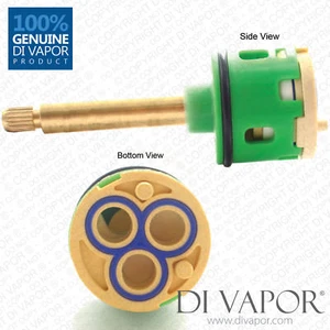 Cartucho desviador de 3 vías 91 mm 33 mm diámetro de barril con válvula de núcleo de husillo de 55 mm - Imagen 1 de 2