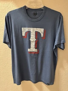 Damen 47 Brand Texas Rangers T-Shirt Large Blau MLB - Bild 1 von 6