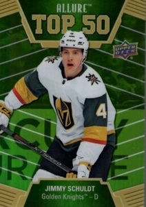 2019-20 Upper Deck Allure Top 50 Green Border #T5026 Jimmy Schuldt /50 - NM-MT - Picture 1 of 2