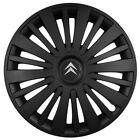 4x15" Wheel trims for CITROEN Berlingo Van Nemo Xsara Picasso 15" - black