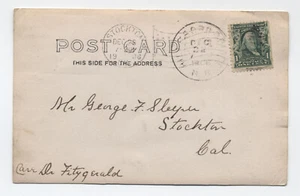 1906 Hillsboro Bridge NH foto real postal medias chimenea Navidad h5390 - Imagen 1 de 3