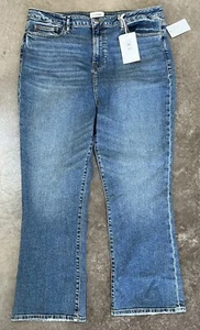 NEU! FRAME DENIM LE CROP MINI BOOT JEANS Med WASH STRETCH HIGH RISE Gr. 33 mit Etikett - Bild 1 von 8