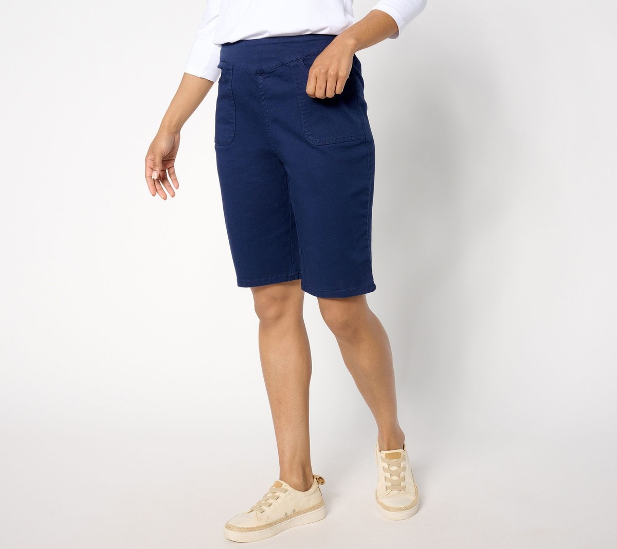 PANTALONE IN MAGLIA DENIM ELASTICIZZATA 70714Y DONNA RAGNO A 39.9 - Foto 4