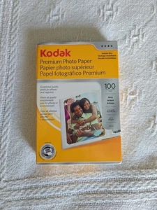 Kodak Premium Photo Paper 100 Sheets Gloss 4" x 6" 66 lb 8.5 mil Factory Sealed - Picture 1 of 2