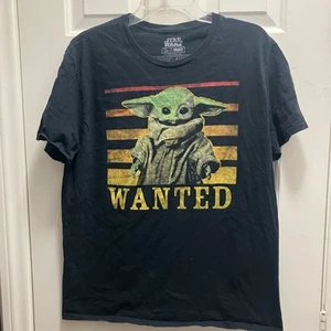 Camiseta grande Star Wars The Mandalorian Wanted The Child Grogu Baby Yoda - Imagen 1 de 4