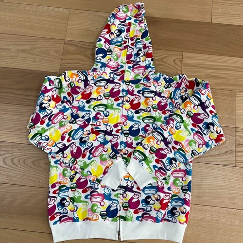 A BATHING APE (BAPE) Giacca con cappuccio e zip intera BAPE Multi Mimo Milo Collezione A Bathing Ape