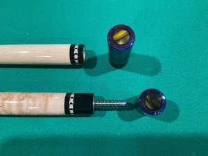One Radial  Pin Joint Protector Set : 1 Butt & 1 Shaft for A E Cue - Picture 1 of 4