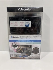Aluratek - Transmisor y receptor de audio inalámbrico Bluetooth para televisores - Negro - Imagen 1 de 2