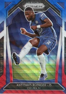 2020-21 Panini Prizm Premier League - Antonio Rudiger #214 Red Prizm /149 - Picture 1 of 2