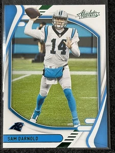 2021 Panini Absolute #89 Sam Darnold Green Carolina Panthers - Bild 1 von 2