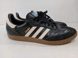 Tenis de entrenamiento de fútbol Adidas para hombre talla 10 US Samba clásicas negras  - Imagen 1 de 10