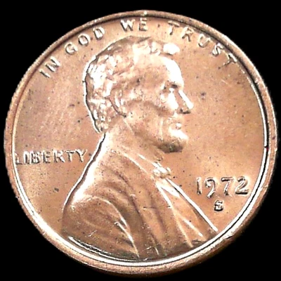 1972-S/S Lincoln Memorial Cent DDO RD AU - Image 1 of 4