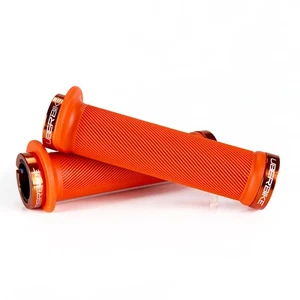 Brida de bicicleta de montaña Uberbike agarre con bloqueo - naranja con opciones de color de bloqueo - Imagen 1 de 5