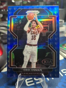 2021-22 Panini Prizm Blue 75th Diamond Prizm #60 Cedi Osman - Picture 1 of 2