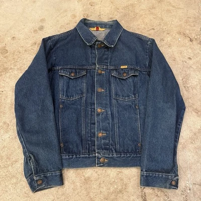 Chaqueta de Camionero Rustler Denim Vintage Años 80 Para Hombre Grande BOXY (Se Adapta a M) Foto 1 de 4