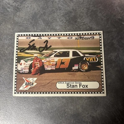 1992 Stan Fox signed autographed Arca Superstar Series Card # 53 - Image 1 of 2
