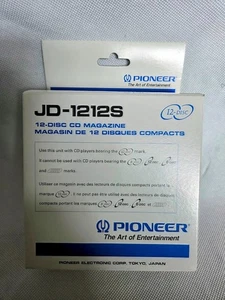 PIONEER JD-1212S 12 Disc Compact Magazine w Protective Case & Label Made in Japa - Picture 1 of 19