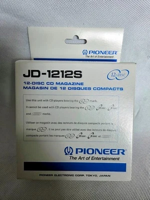 PIONEER JD-1212S 12 Disc Compact Magazine w Protective Case & Label Made in Japa - Image 1 of 4