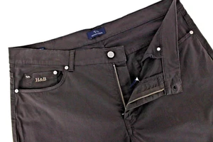 Harmont & Blaine Herren Hose 56 Flach Vorne Dehnbare Baumwolle Brown Regular - Bild 1 von 14