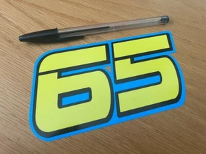 Loris Capirossi Race Number 65 - (Medium) - UK SELLER - Picture 1 of 1