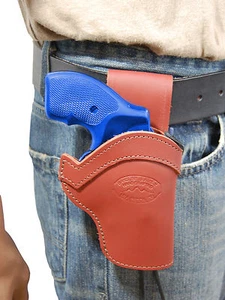 NEW Barsony Burgundy Leather Western Belt Loop Holster Colt 22 38 357 Snub Nose - Picture 1 of 5