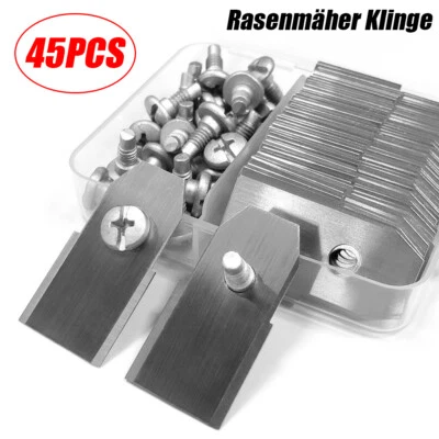 45 Stück Titan Ersatz Messer Klingen für Husqvarna Automower Gardena Mähroboter - Bild 1 von 4