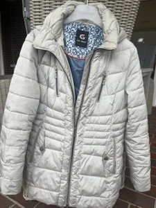 GIL BRET Damen Übergangsjacke-Stepp Gr.42 hellgrau mit Kapuze . - Bild 1 von 1