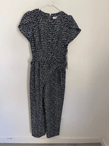 CALVIN KLEIN Tulip Sleeve Jumpsuit Size XS NWT - Picture 1 of 9