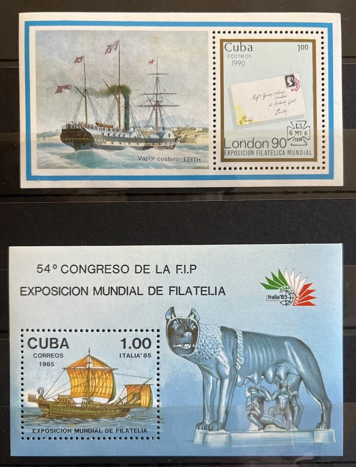 2x Barcos / Barcos / La loba es un símbolo de Roma / Sellos de la Expo MNH** Wi Foto 1 de 1