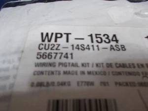 New Motorcraft Body Control Module Connector WPT-1534 - Picture 1 of 2