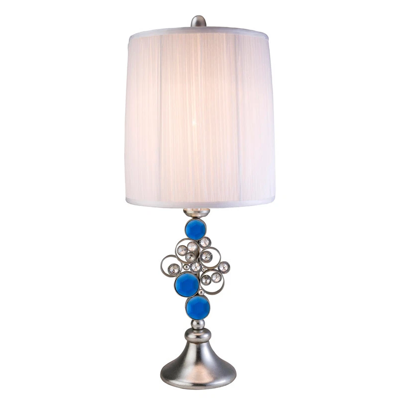 Ore Furniture Just Dazzle Buffet 28" H Table Lamp With Drum Shade