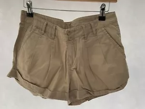 New Look Kids Beige Cotton Shorts Girls Size 14 - Picture 1 of 11