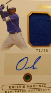 2024 KEEPSAKE EDITION - ORELVIS MARTINEZ GEM, PATCH, AND AUTOGRAPH /75 - Picture 1 of 6