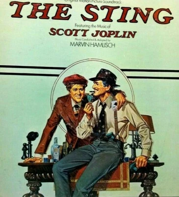 The Sting Original Movie Soundtrack Vintage Vinyl 33rpm LP Record Album (DM3) - Image 1 of 4