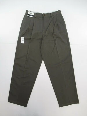 Новый с Ярлыками стрела мальчика хаки плиссированные повседневные брюки ярлык размер 18 хаски 32 x 29 #D386 - Изображение 1 из 4