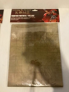 Pinnacle Savage Worlds Rome Map Frontier Fortress /Village 1" Battlemat any game - Imagen 1 de 2
