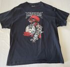 Vintage Metallica T Shirt Mens XL Black Pushead Ribcage Retro Band Rock Graphic