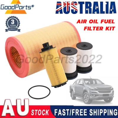 NEW FOR HOLDEN COLORADO RG 2.5L/2.8L Diesel AIR OIL FUEL FILTER SERVICE KIT AU - image 1 of 4