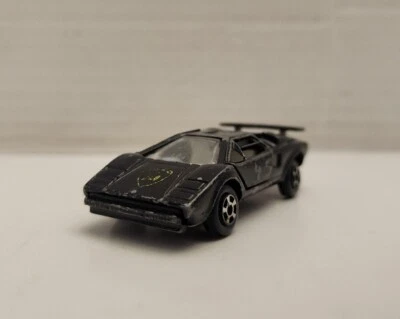 Vintage 1/64 Scale Playart Lamborghini Countach Black Hong Kong  TC-116 - Image 1 of 4