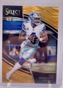 2018 Panini Select Dak Prescott Field Level Gold Shimmer Prizm /9 FOTL Cowboys - Imagen 1 de 2