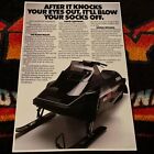 🏁 ‘81 YAMAHA SRX 440 Snowmobile Poster vintage sled ((BLOW YOUR SOCKS OFF!))