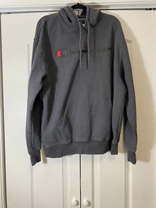 Champion Authentic Athleticwear Pullover Hoodie XL dunkelgrau klassisches Logo - Bild 1 von 6