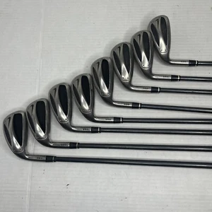 Left Hand NIKE SLING SHOT OSS Iron 3-9+Pw iDiamana R Flex Graphite 8 Golf Clubs - Picture 1 of 17