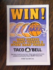 LAKERS 1991-92 Hoops 1992-93 Fleer Team Night Sheet card perforated PICK PLAYER