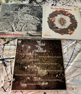 VINYL LP'S Christmas in Ca RCA ,Gift of Christma CBS &We wish you the Merriest - Imagen 1 de 11