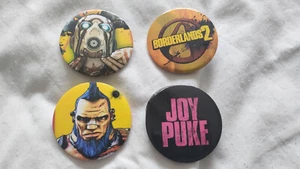 Borderlands 2 Pin Badges - Picture 1 of 2
