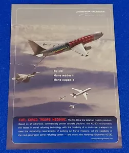 2006 NORTHROP GRUMMAN CONTRACTOR KC-30 ORIGINAL PRINT AD U.S. AIR FORCE FUTURE - Picture 1 of 1
